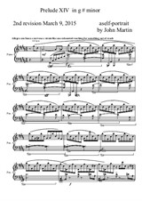 Prelude No.14 in g # minor for Solo Piano - from my 1st Book of Preludes