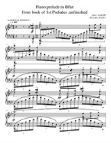 Spring Life (Prelude in B flat major) from 3 Romantic Preludes for Solo Piano